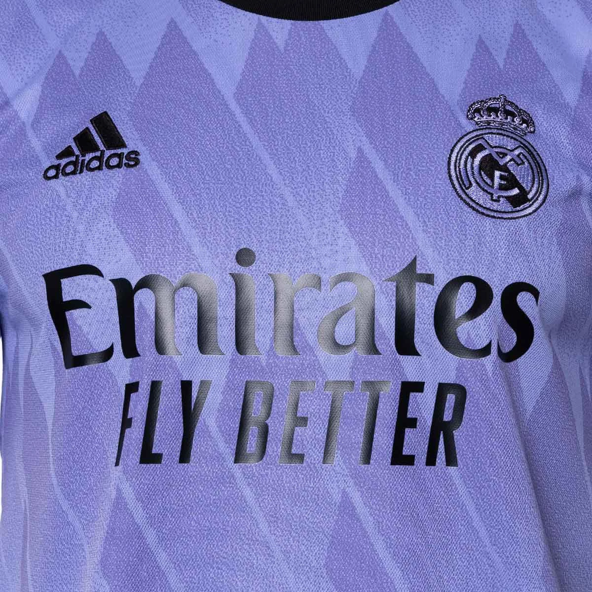 Camiseta adidas 2a Real Madrid 2022 2023 púrpura