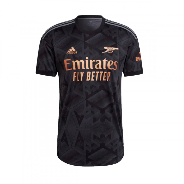 Maglia adidas Arsenal FC Secondo kit Authentic 20222023 Black Fútbol