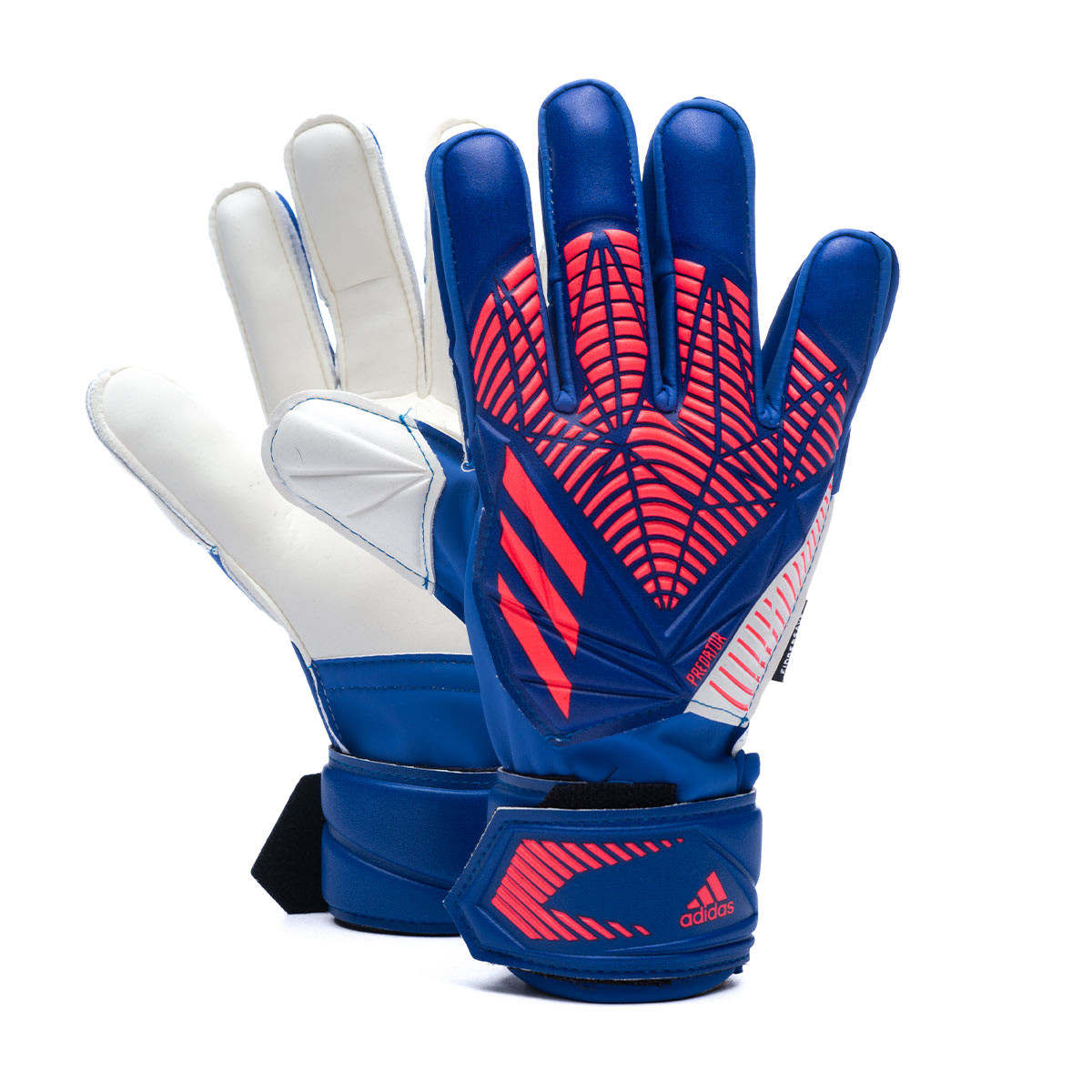 de adidas Predator Match Fingersave Hi-Res Blue-Turbo-White - Fútbol