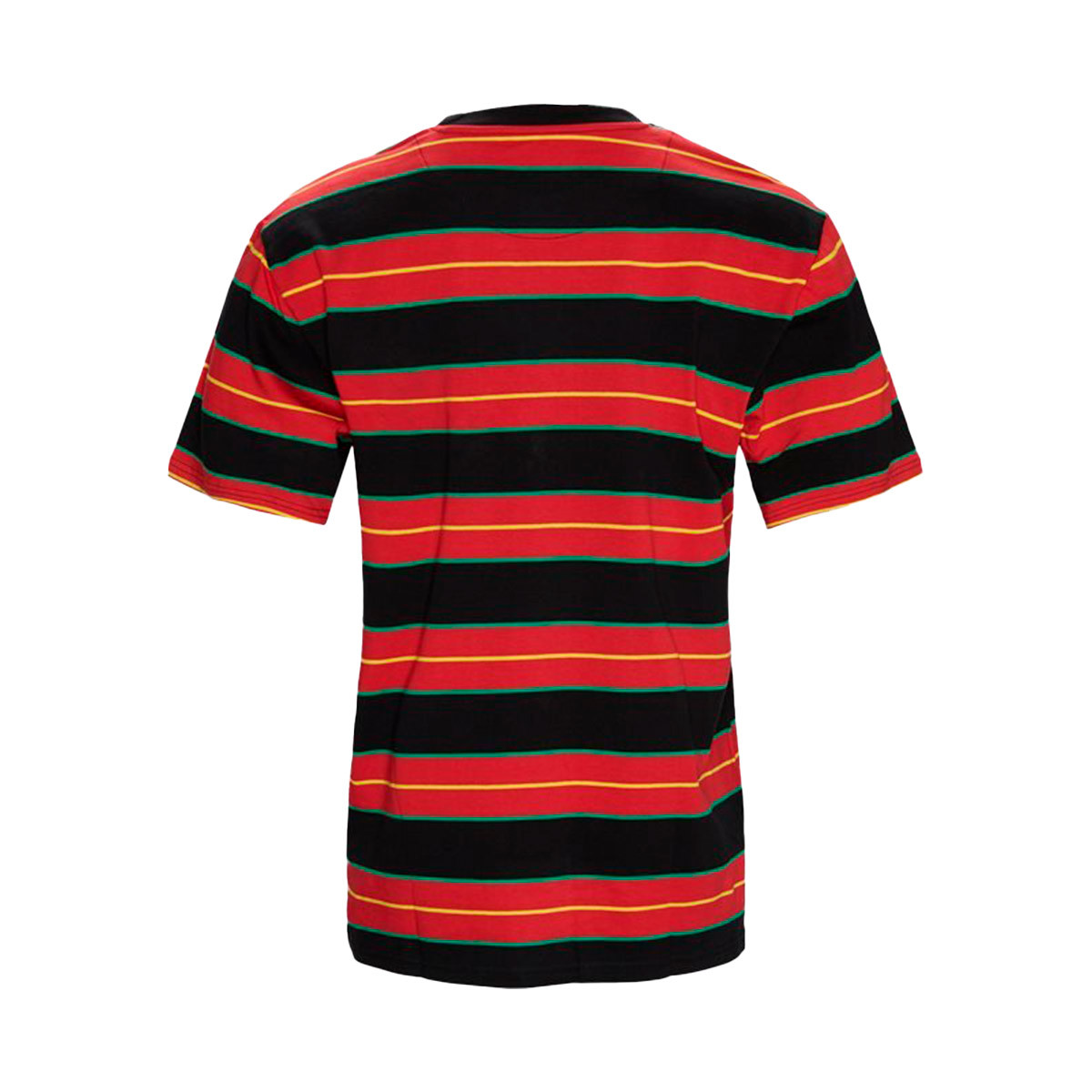 red and black striped jersey