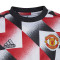 Camiseta Manchester United FC Pre-Match 2022-2023 Niño White-Real Red-Black