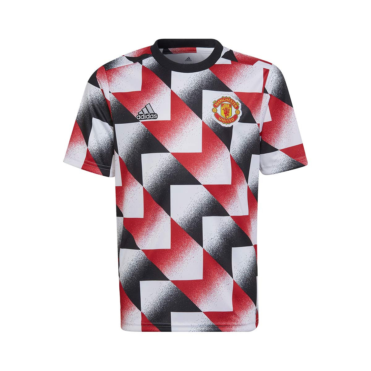 Jersey adidas Kids Manchester Pre-Match 2022-2023 White-Real Red-Black - Fútbol Emotion