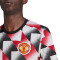 Camiseta Manchester United FC Pre-Match 2022-2023 White-Real Red-Black