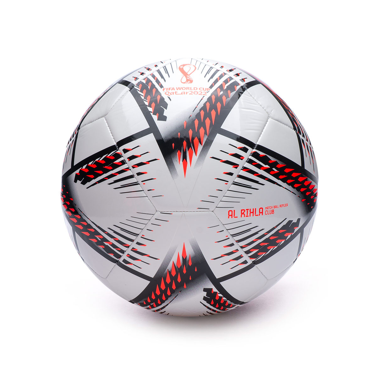 Ball adidas Messi Club White-Black-Solar Red - Fútbol Emotion