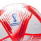 Balón FIFA Mundial Qatar 2022 Club White-Solar Red-Pantone