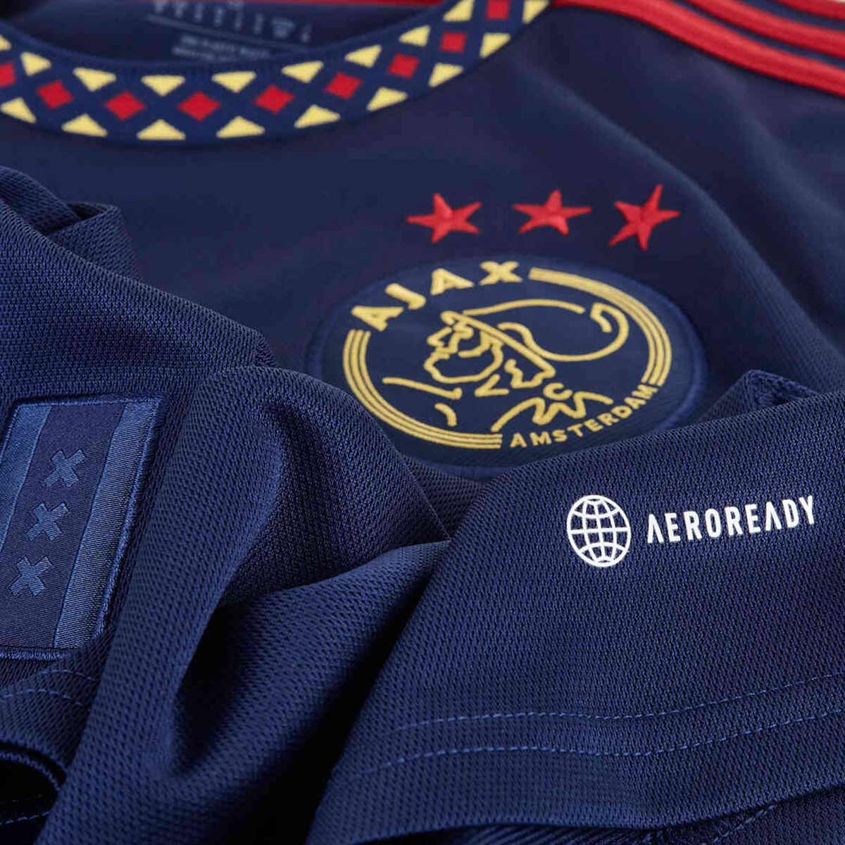 Elucidación pimienta comedia Camiseta adidas Ajax de Ámsterdam Segunda Equipación 2022-2023 Navy Blue -  Fútbol Emotion