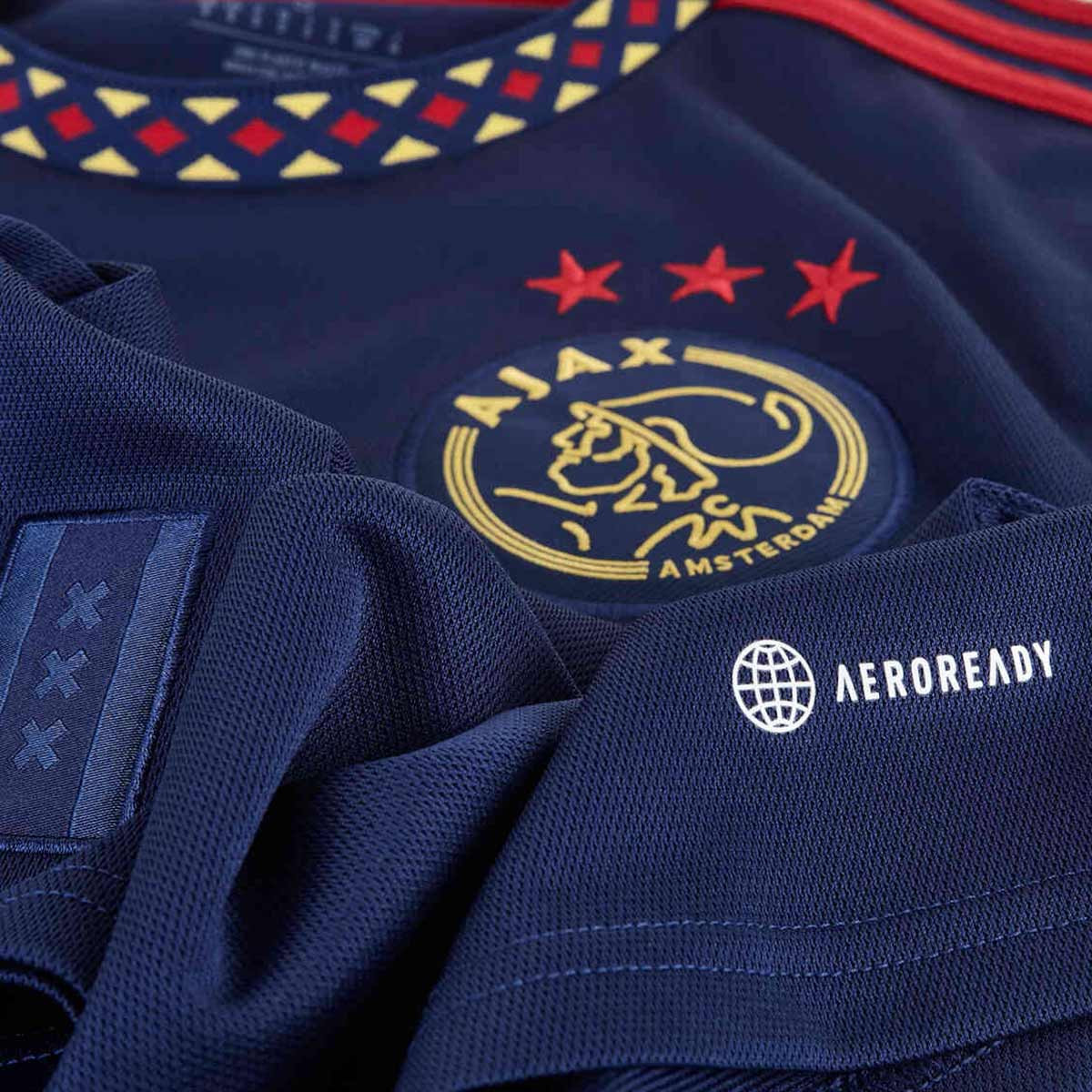 Elucidación pimienta comedia Camiseta adidas Ajax de Ámsterdam Segunda Equipación 2022-2023 Navy Blue - Fútbol Emotion Elucidación pimienta comedia Camiseta adidas Ajax de Ámsterdam Segunda Equipación 2022-2023 Navy Blue - Fútbol Emotion