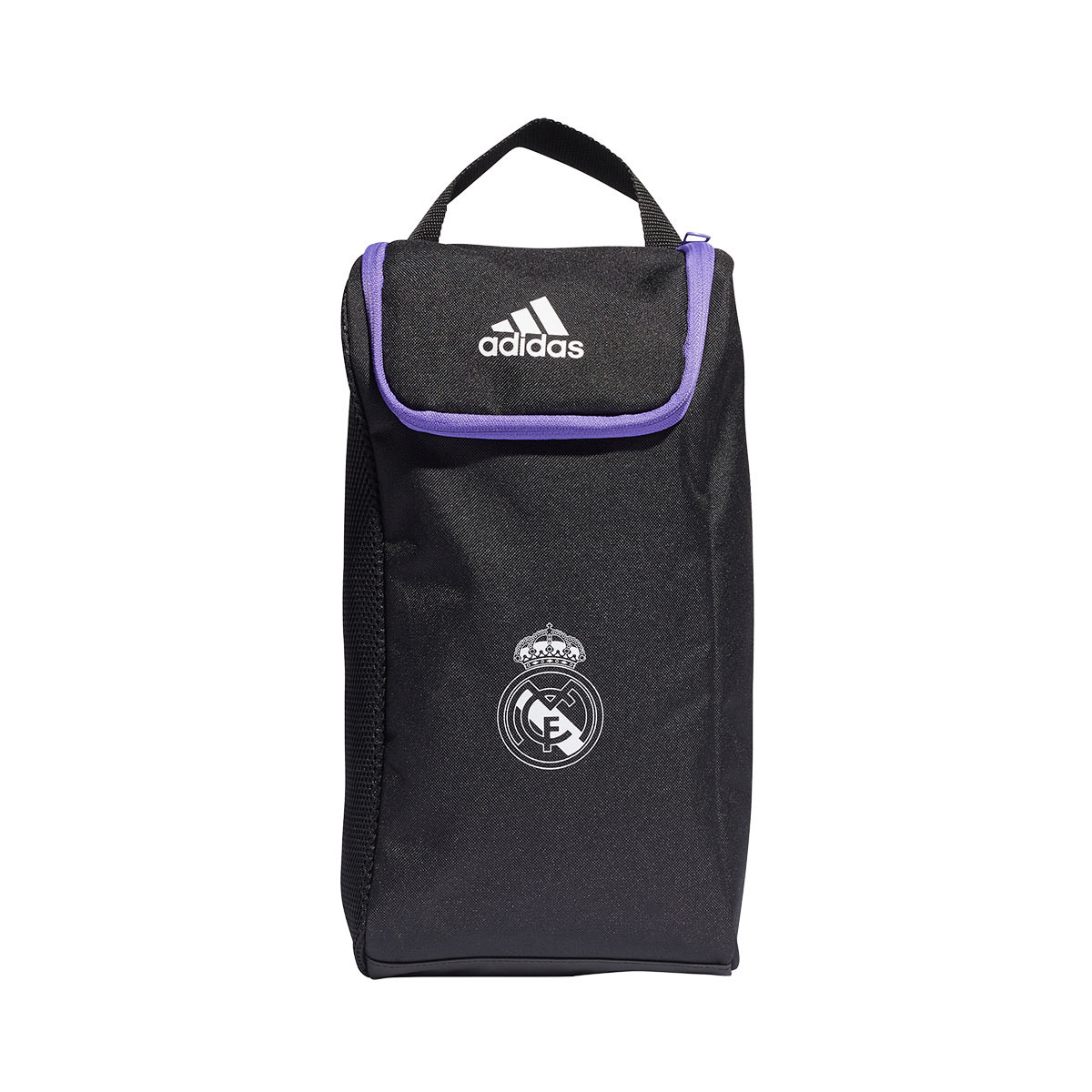 Mochila zapatera adidas Real Madrid CF 2022-2023 Black-Purple Rush-White - Fútbol