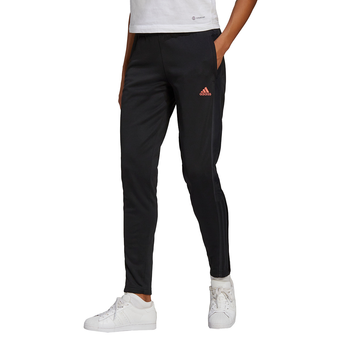 Pantalón largo adidas Entrada 22 para mujer azul oscuro - Tienda de fútbol