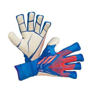 Guante portero adidas Predator Pro Fingersave Blue-Turbo-White - Fútbol Emotion