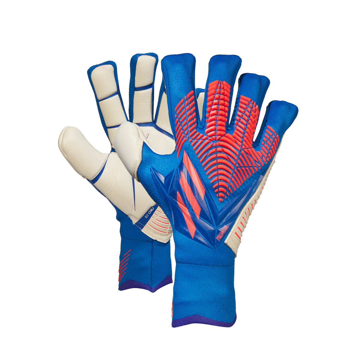 Descubrir Panda Manual Guante de portero adidas Predator Pro Fingersave Promo Hi-Res  Blue-Turbo-White - Fútbol Emotion