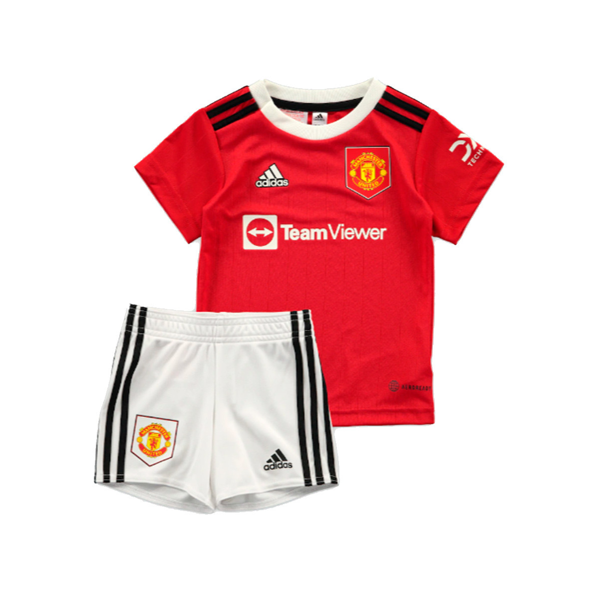 Conjunto adidas Manchester FC Primera Equipación Bebé Real Red-White Fútbol Emotion