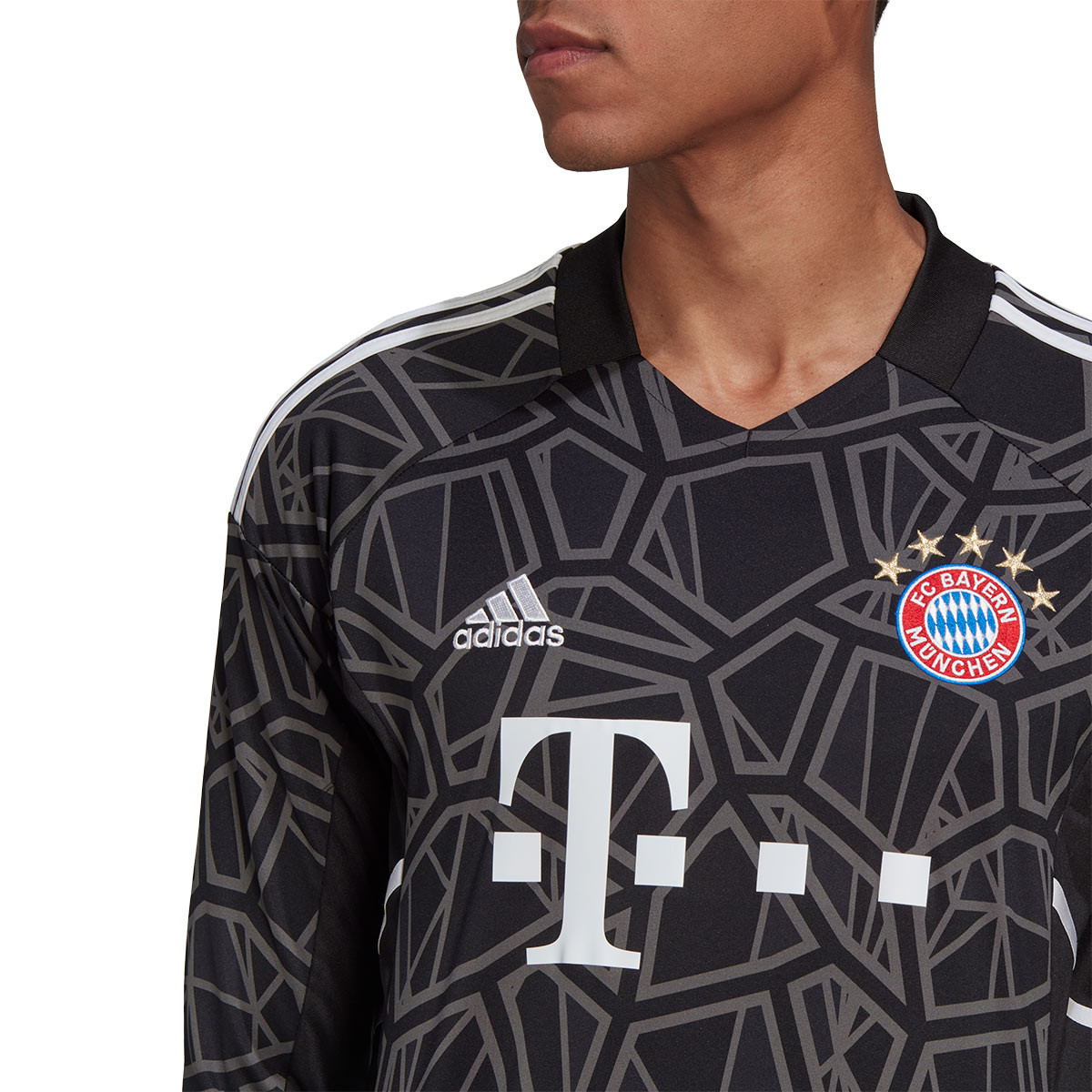 Men's Adidas Black Bayern Munich Authentic Football Icon Goalkeeper Jersey