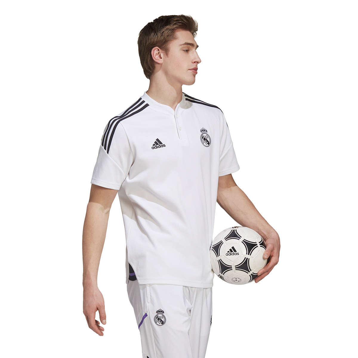 Polo adidas CF Fanswear White - Fútbol Emotion