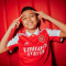 Camiseta Arsenal FC Primera Equipación 2022-2023 Niño Scarlet-White