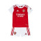 Conjunto Arsenal FC Primera Equipación 2022-2023 Bebé Scarlet-White