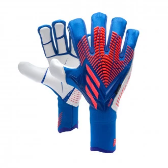 Guantes Predator Pro Fingersave Hi-Res Blue-Turbo-White