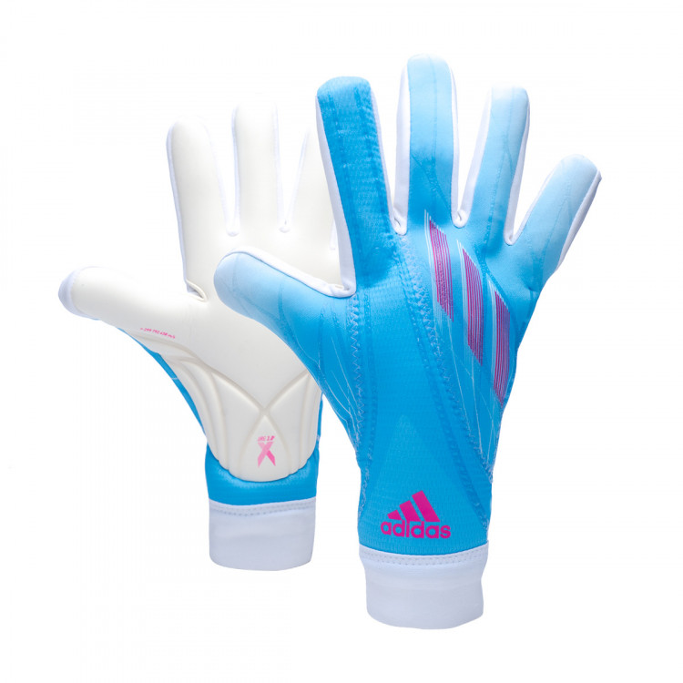 pink adidas gloves football