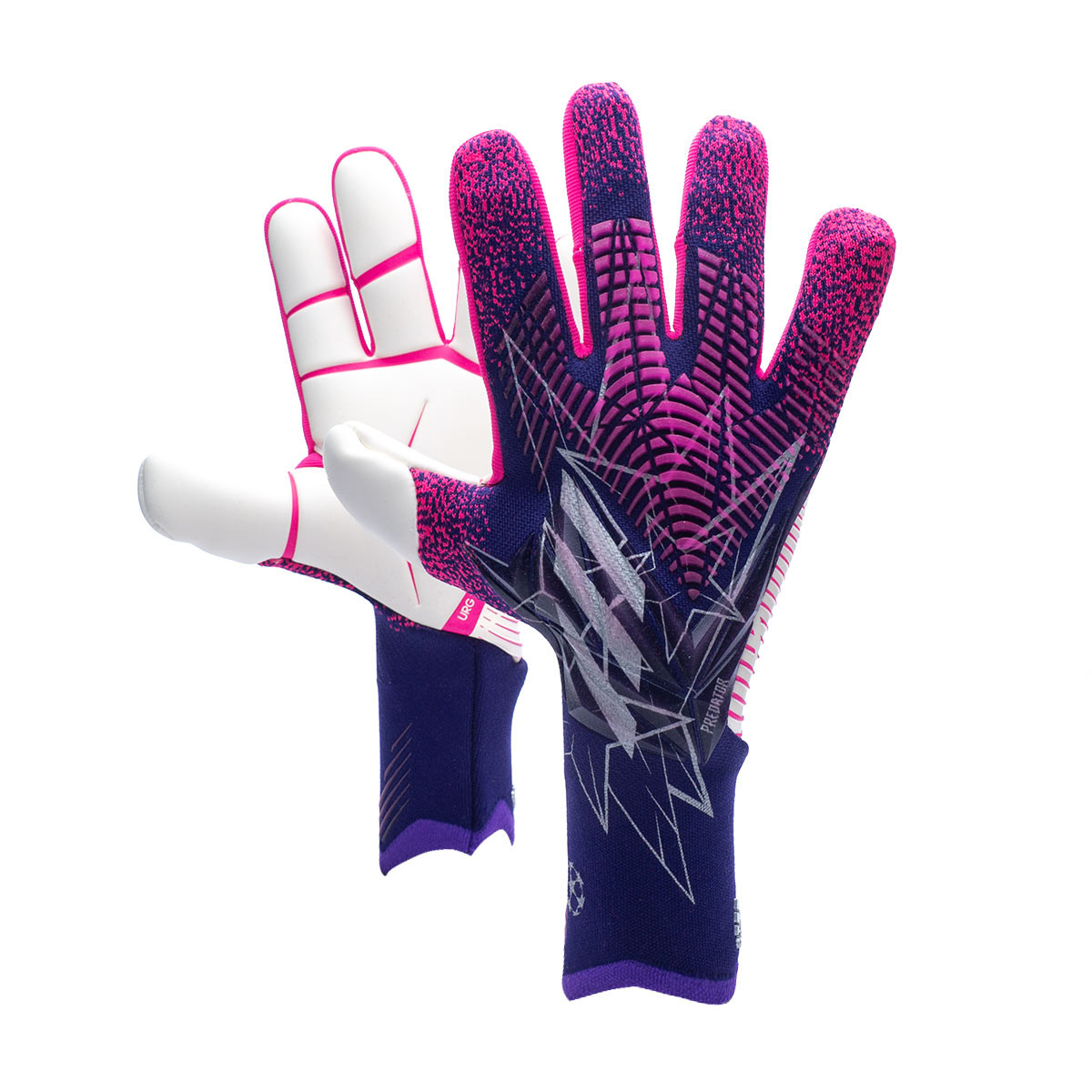 Guante de adidas Predator Pro Collegiate Purple-Shock Pink-Silver Metallic - Fútbol Emotion