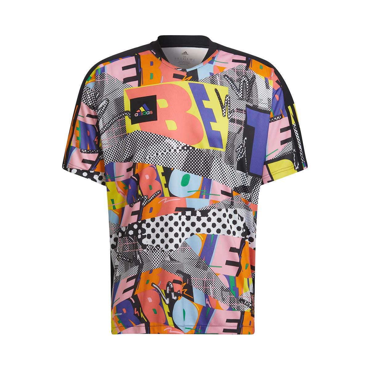 Tendencia Skalk mago Camiseta adidas Tiro Love Unites Multicolor - Fútbol Emotion