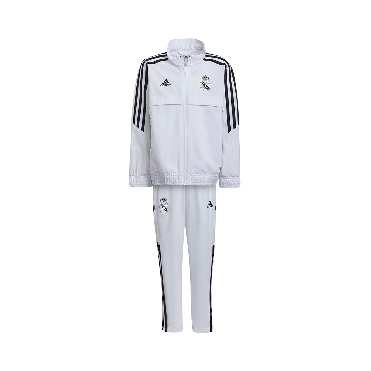 Disfrazado Preservativo Percibir Chándal adidas Real Madrid CF Training 2022-2023 Niño White - Fútbol Emotion
