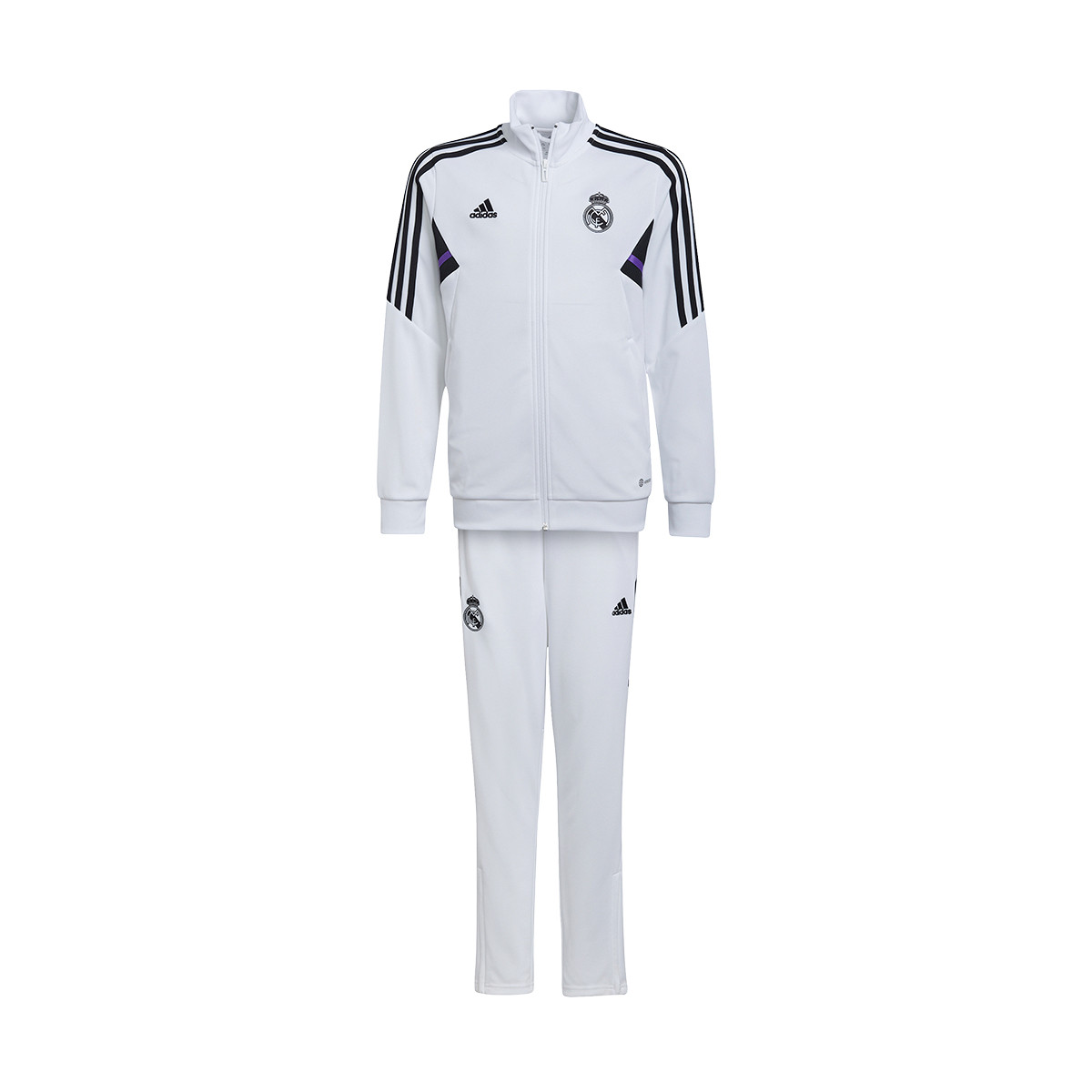 soplo milla nautica Magnético Chándal adidas Real Madrid CF Training 2022-2023 Niño White - Fútbol Emotion