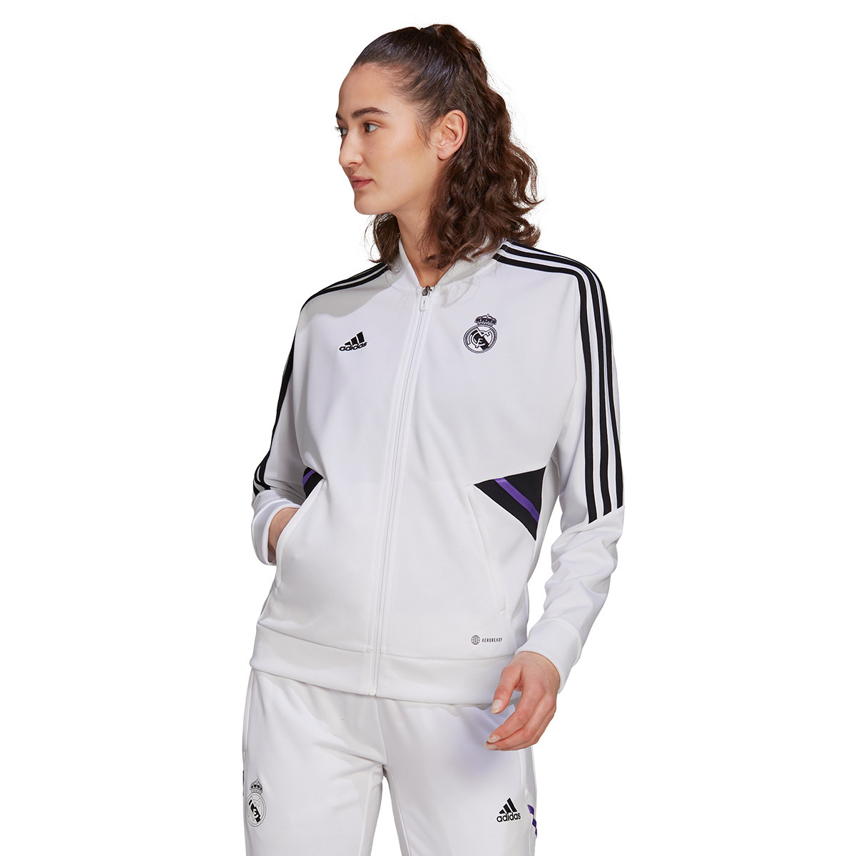 Jacket adidas Women Real Madrid CF White Fútbol