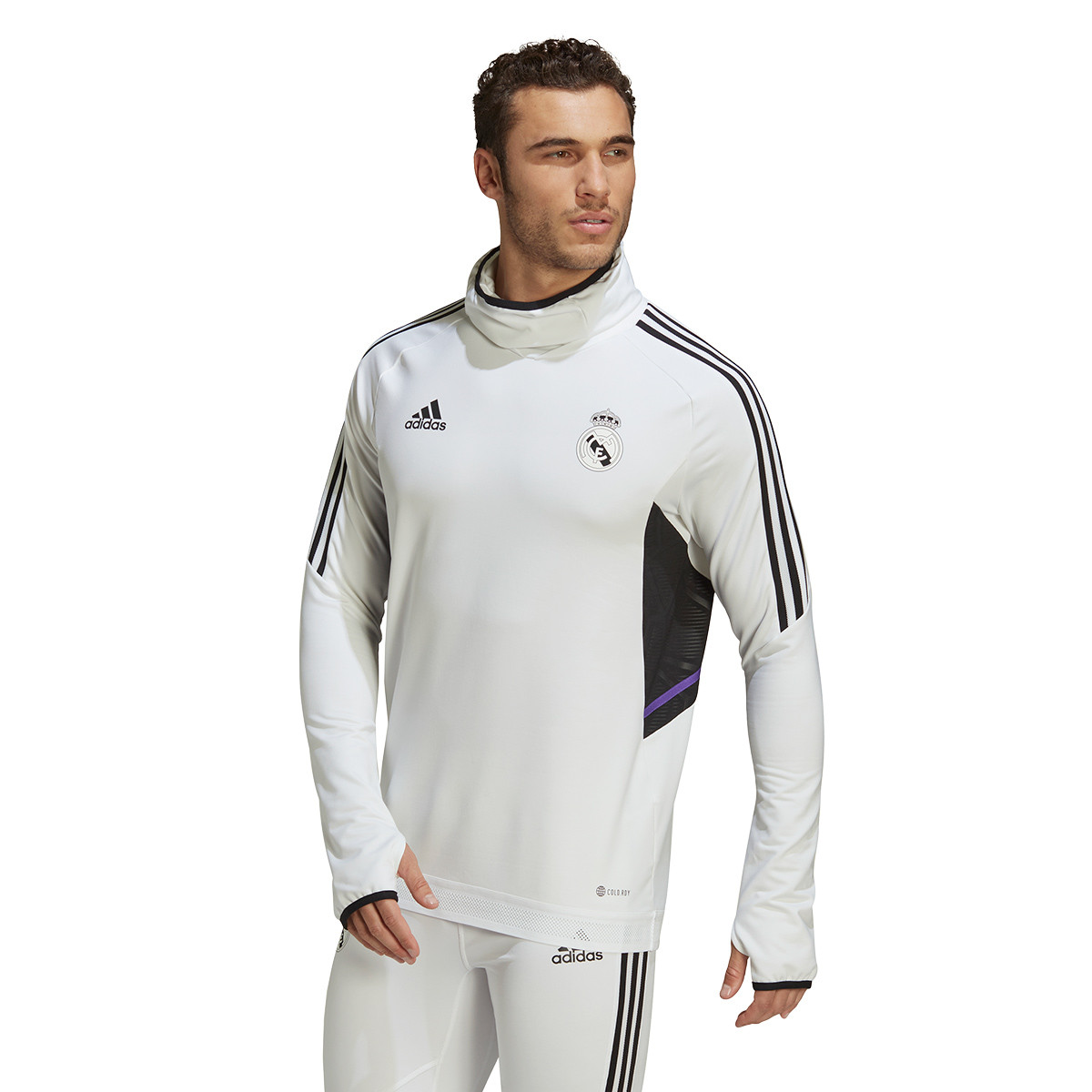 Sudadera adidas Madrid CF Training 2022-2023 White - Fútbol Emotion