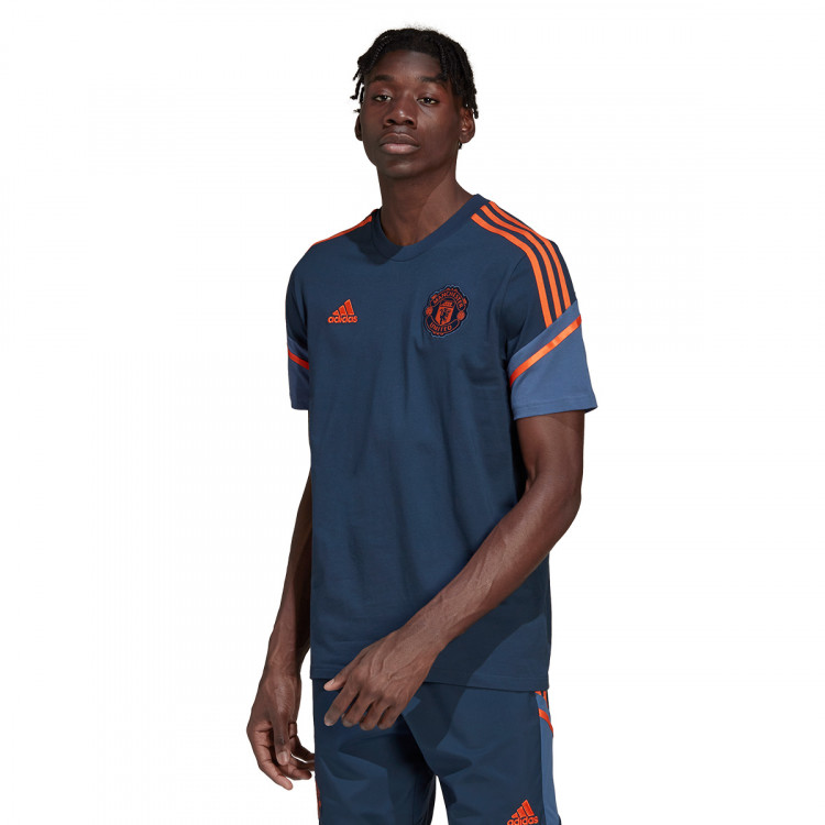 Jersey adidas Manchester United FC Training 2022-2023 Crew Navy ...