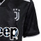 Camiseta Juventus FC Segunda Equipación 2022-2023 Niño Black-White-Carbon