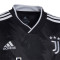 Camiseta Juventus FC Segunda Equipación 2022-2023 Niño Black-White-Carbon