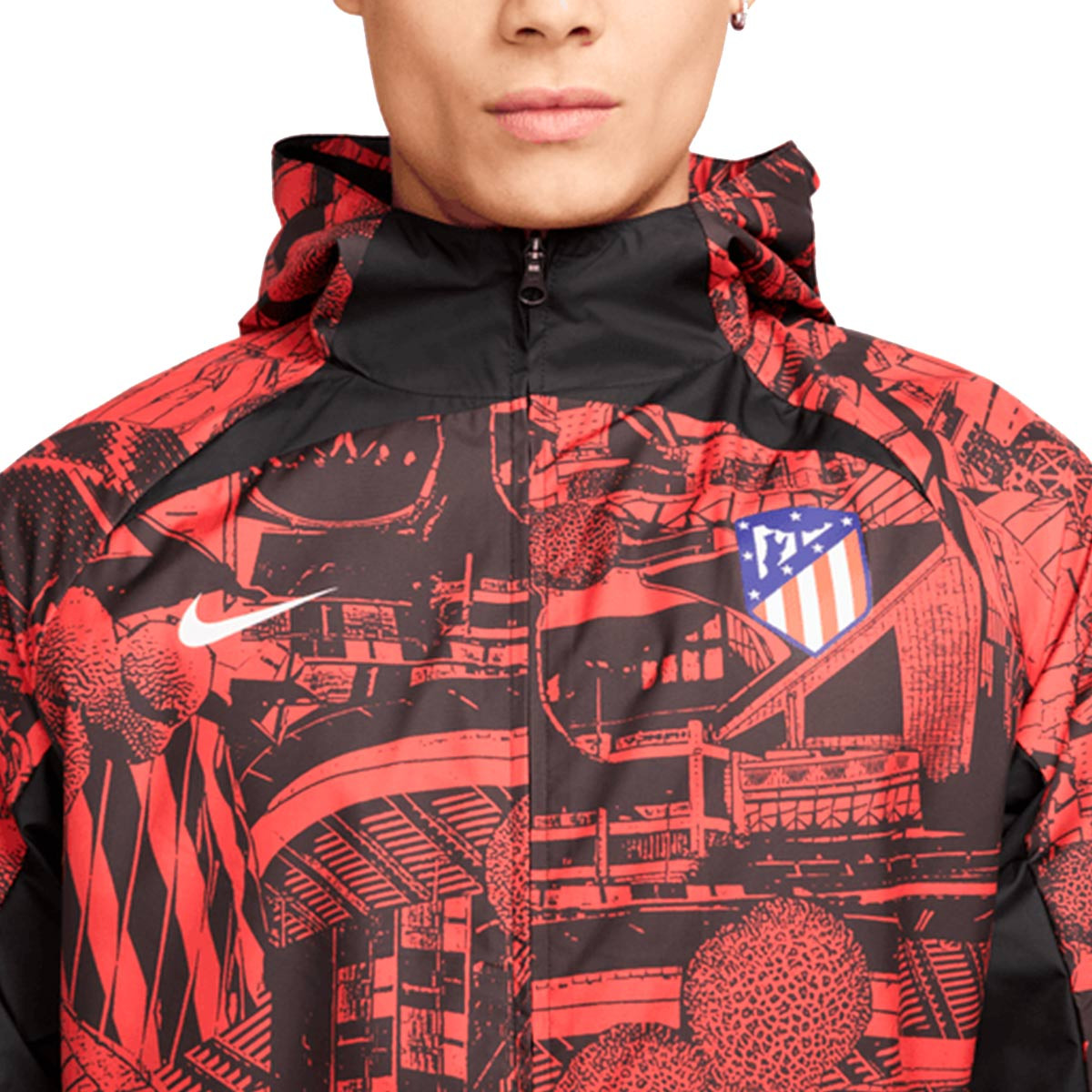 Chaqueta de Madrid Fanswear 2022-2023 Red - Fútbol Emotion