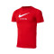 Camiseta NSW Swoosh Football Soccer FZ Niño University Red-White