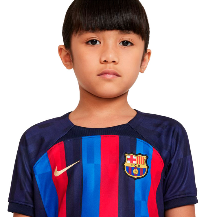 Kit Nike Kids FC Barcelona Home Kit Stadium 20222023 Obsidian Fútbol Emotion