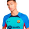 Camiseta FC Barcelona Training 2022-2023 Oracle Aqua-Signal Blue