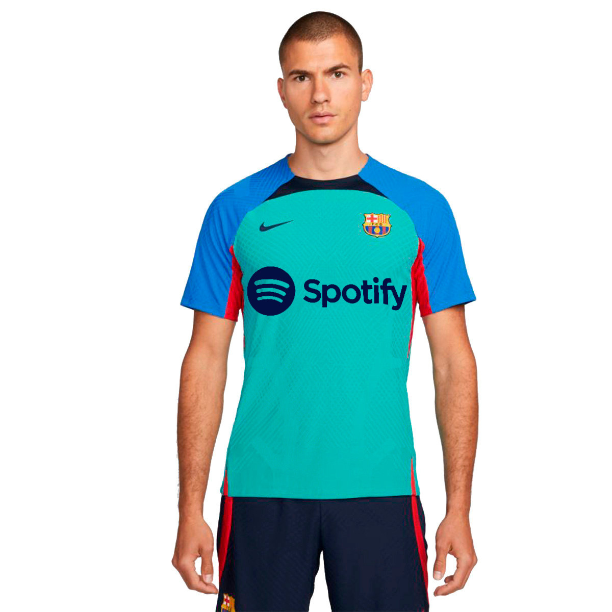 Reciclar curva cúbico Camiseta Nike FC Barcelona Training 2022-2023 Oracle Aqua-Oracle  Aqua-University Red - Fútbol Emotion