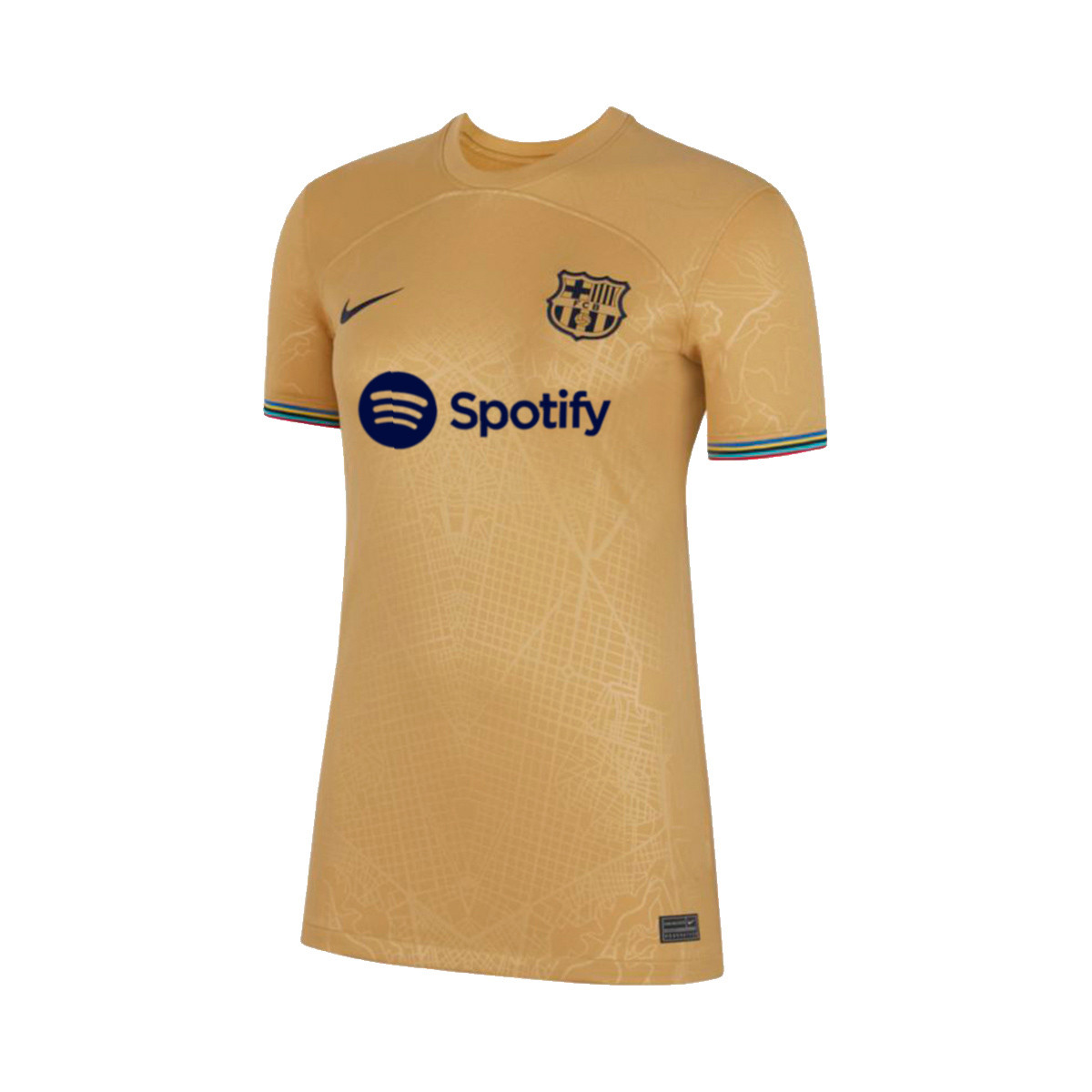 Camiseta Nike FC Barcelona Segunda Stadium Mujer Club Gold - Fútbol