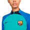 Sudadera FC Barcelona Training 2022-2023 Mujer Oracle Aqua-Signal Blue