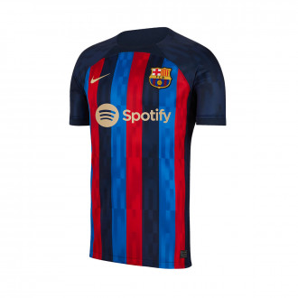 Temporada 2021-22 Producto con Licencia Barcelona Camiseta Adulto 1ª EQ FC 100% Poliéster 