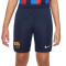 Pantalón corto FC Barcelona Primera Equipación Stadium 2022-2023 Niño Obsidian-University Red