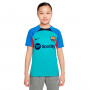 FC Barcelona Training 2022-2023 Niño Oracle Aqua-Signal Blue