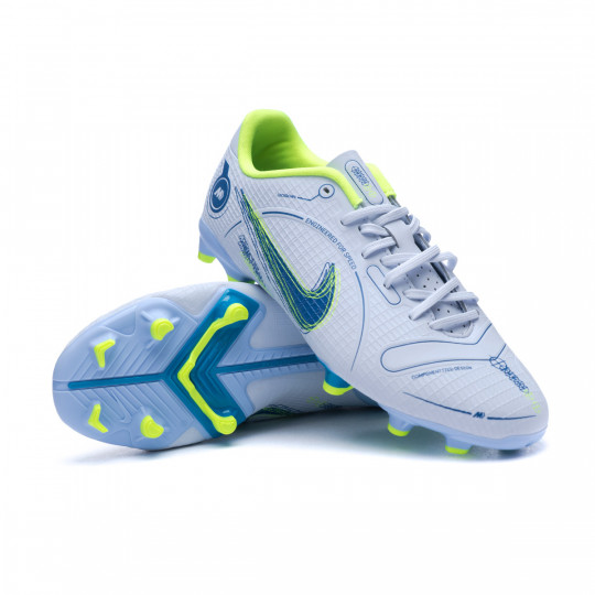 Bota de fútbol Nike Mercurial Vapor 14 Academy FG/MG Niño Football Grey-Blackened Blue-Light Marine - Fútbol