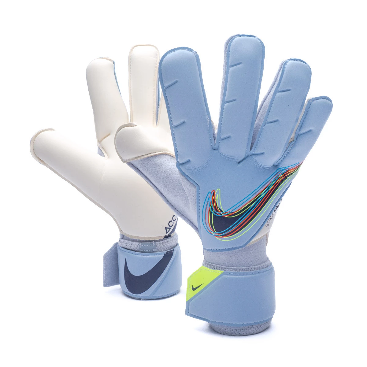 Gloves Nike Vapor Grip3 Light Marine White Blackened Blue Futbol Emotion