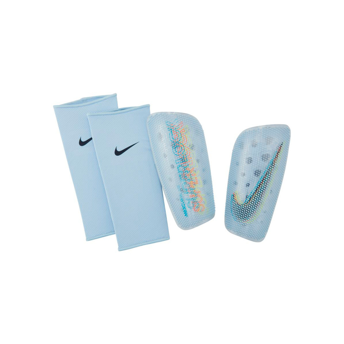 referencia Integral paracaídas Espinillera Nike Mercurial Lite Superlock Light Marine-Football  Grey-Blackened Blue - Fútbol Emotion