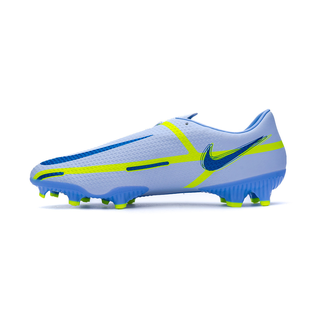 Scarpe Nike Phantom GT2 Academy FG/MG Football Grey-Dark Marina Blue-Light  Marine - Fútbol Emotion