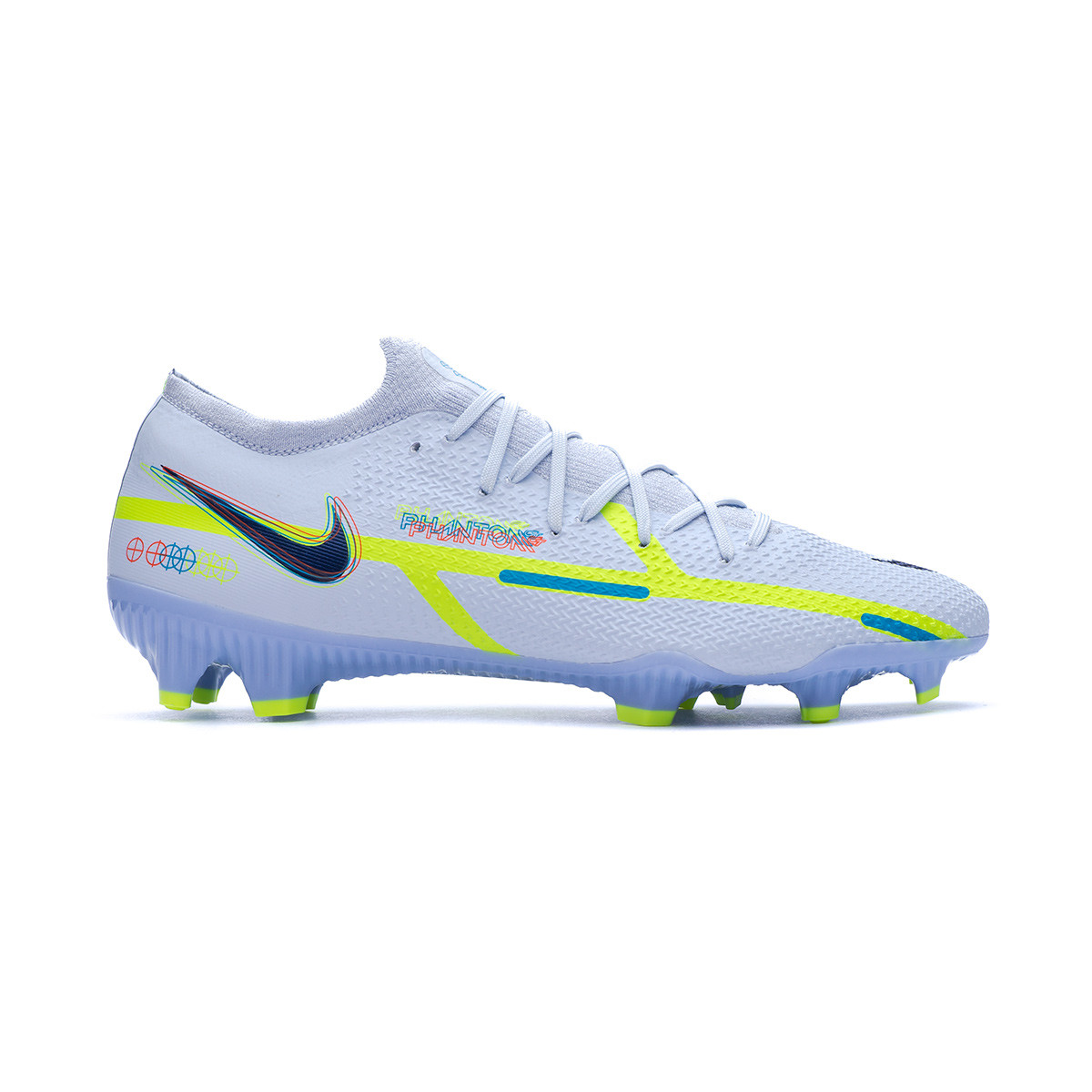 Bota de fútbol Nike Phantom GT2 Pro FG Football Grey-Blackened Blue-Light  Marine - Fútbol Emotion
