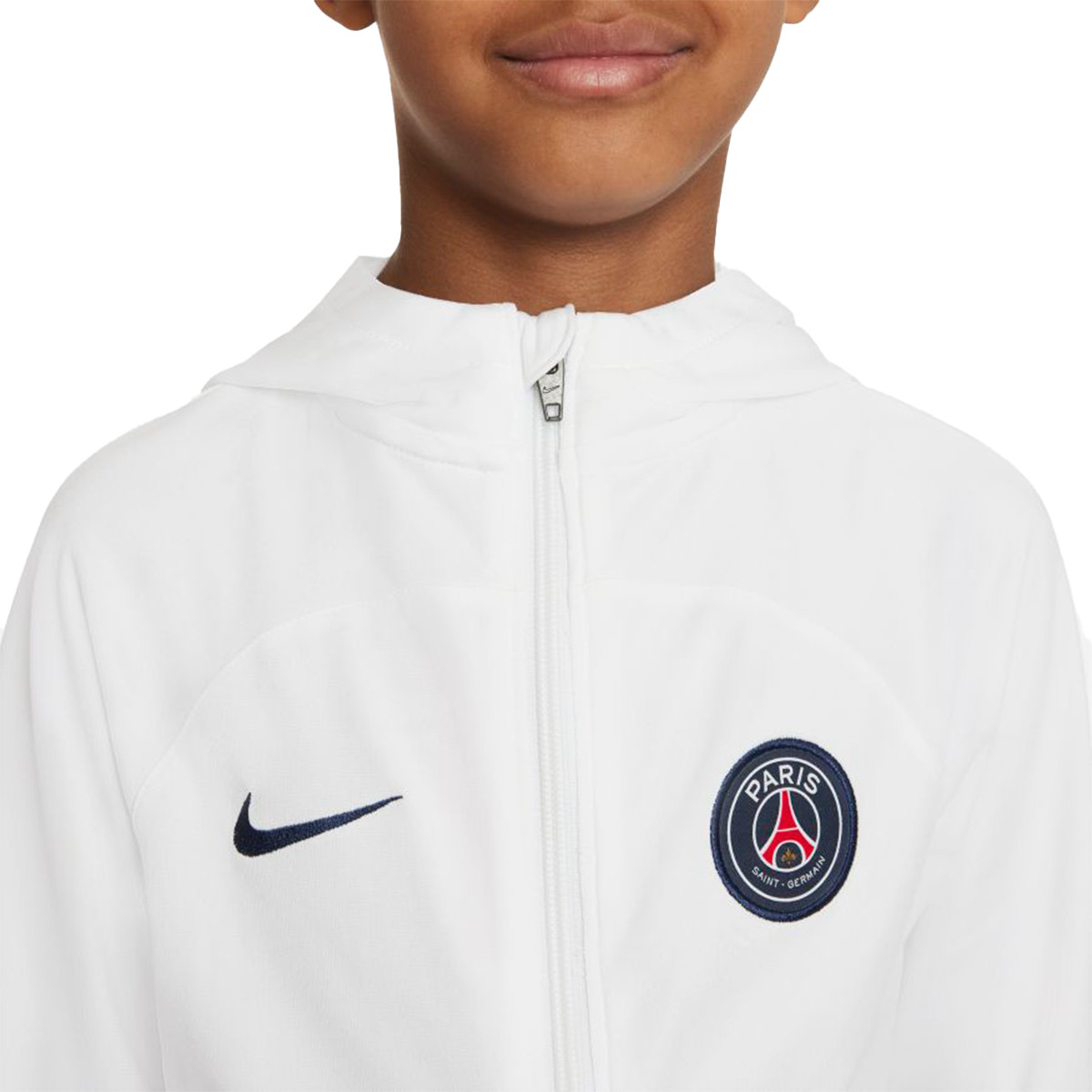 Chándal Nike Paris Saint-Germain FC Training 2022-2023 Niño White-Midnight Navy -