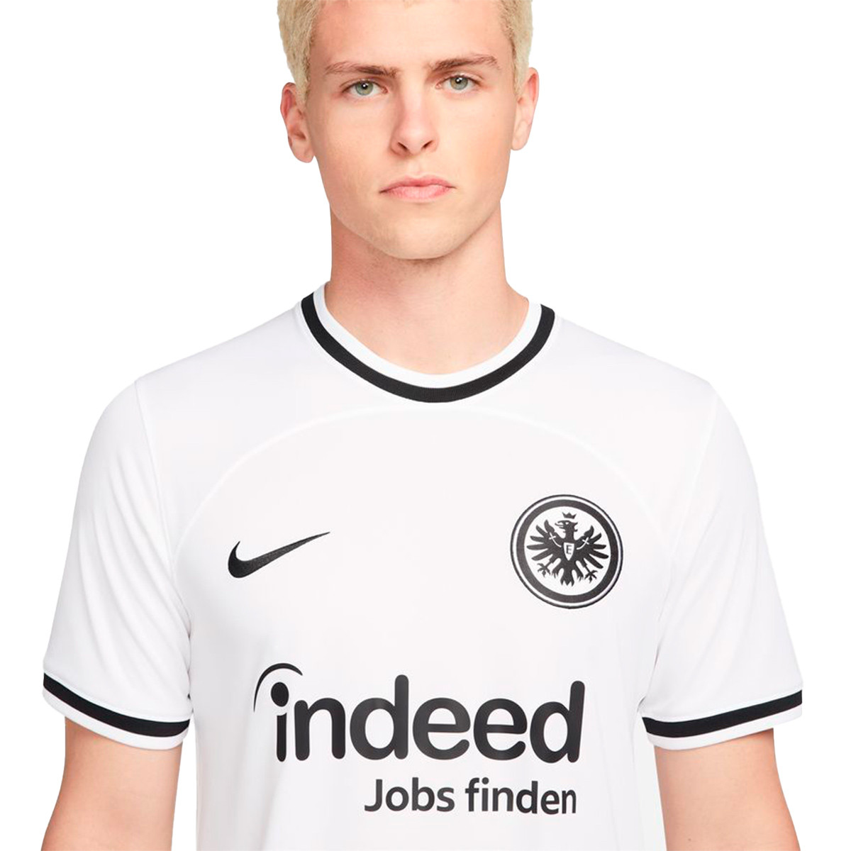 Camiseta Nike Eintracht Frankfurt Primera Equipación Stadium 2022-2023 White Fútbol Emotion