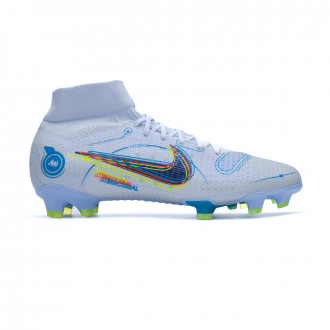 nike mercurial blanco con azul