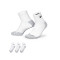 Calcetines Everyday Max Cushioned (3 Pares) White-Wolf Grey-Black